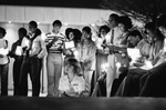 Candlelight vigil at UTA by Ron T. Ennis