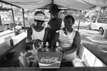 People set up a soda machine for Juneteenth celebration in Sycamore Park by Norm Tindell