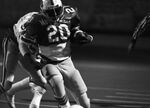 UTA football game action against Lamar University by Jerry W. Hoefer
