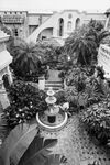 Courtyard area of Casa Bonita during construction by Norm Tindell