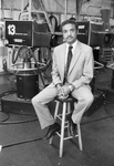 Bob Ray Sanders at KERA-TV studio by Rodger Mallison