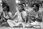 Teresa Blackburn, Dee Cooper, and Sharon Bell at Juneteenth Blues Festival in Sycamore Park by Joe Giron