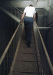 Joe Kelly inside Pioneer Tower, Will Rogers complex by Jerry W. Hoefer