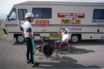 Rob Bryant during journey to RowCycle across America by Ron Jenkins