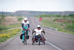 Rob Bryant during journey to RowCycle across America by Ron Jenkins
