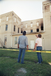 Fire damage at Ann Waggoner Hall at Texas Wesleyan by Matt Brunworth
