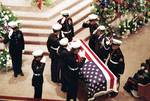Funeral for Cpl. Albert G. Haddad Jr., one of the first Texans to die in the Persian Gulf War by Rodger Mallison