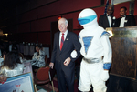 Fort Worth Mayor Bob Bolen with Emmett Allen at the Fort Worth Metropolitan Black Chamber of Commerce banquet by Milton Adams