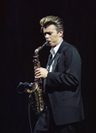 David Bowie in concert by Joyce Marshall