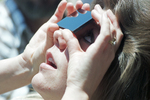 Partial solar eclipse at UTA by Allen Rose