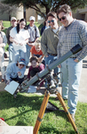 Solar eclipse viewing at Tarrant County Junior College by Kelley Chinn