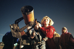 Lunar eclipse viewing at UTA by Allen Rose