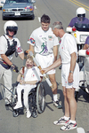 Amy Baxter in 1996 Olympic Torch Relay by Paul Moseley