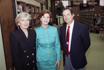 Ruthie Brock with Texas first lady Laura Bush and Arlington Mayor Richard Greene by Willis Knight