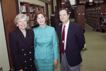 Ruthie Brock with Texas first lady Laura Bush and Arlington Mayor Richard Greene by Willis Knight