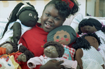 Llewon Felder with African American Dolls by Kevin Geil