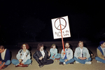 Peace Rally over Persian Gulf War by Carolyn Bauman