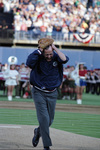 President George W. Bush Throws Out First Pitch by Kevin Geil