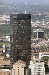 Damage to Bank One Tower following tornado by Ron T. Ennis