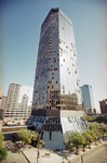 Damage to Bank One Tower following tornado by Carolyn Bauman