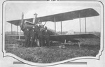 Guy Waggoner and others with airplane
