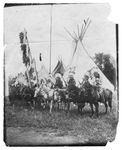 Ponca Indian meeting with Colonel Suggs