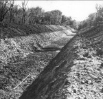 Trinity River being straightened