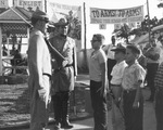 Children being inducted into the Texas Brigade, Confederate Army, Six Flags Over Texas