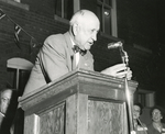 Amon G. Carter, Sr. at a political rally event for Dwight Eisenhower