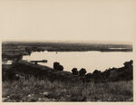 Small section of Lake Worth showing dam. Tarrant County