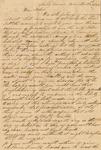 Letter from Lucassia Bolton Bledsoe