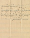 Letter from J. Bridges