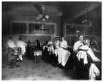 Fort Worth Barber Shop with customers in chairs