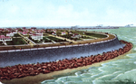 Postcard: 8033. Sea Wall, Galveston, Texas