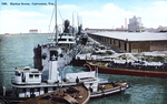 Postcard: 7309. Harbor Scene, Galveston, Texas