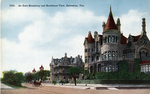 Postcard: East Broadway and Residence View, Galveston, Texas