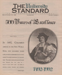 The University Standard: October 12, 1992