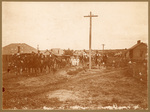 Parade through miners' residential camp, Thurber, Texas