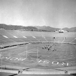 Rose Bowl stadium in Pasadena, California, before the 11th Annual Junior Rose Bowl