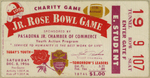 Ticket stub for the student section at the 11th Annual Junior Rose Bowl