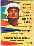 Official program for the 12th Annual Junior Rose Bowl football game in Pasadena, California