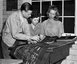 Students of the North Texas Agricultural College Aeronautics program