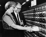 ASC Library Director John Hudson and Associate Library Director Mary Swisher