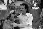 Dr. Allan Saxe with his dog