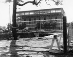 Construction at Arlington State College; adding 3rd through 6th floors to the Central Library building