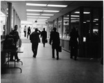 Students walking in hallway of UTA Hereford Student Center