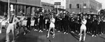 ASC marching band in downtown Arlington, Texas