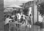 Students taking a break in UTA's University Center Palo Duro lounge