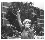 Geraldine Ferraro, first female Vice Presidential candidate, visits UTA campus