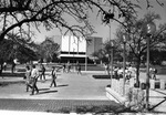 UTA campus with Texas Hall in background